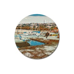 Alone On Gardasee, Italy  Magnet 3  (round) by ConteMonfrey