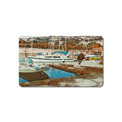 Alone On Gardasee, Italy  Magnet (name Card) by ConteMonfrey