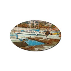 Alone On Gardasee, Italy  Sticker Oval (10 Pack) by ConteMonfrey