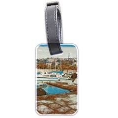 Alone On Gardasee, Italy  Luggage Tag (two Sides) by ConteMonfrey