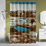 Alone on Gardasee, Italy. Shower Curtain 48  x 72  (Small)  Curtain(48  X 72 ) - 42.18 x64.8  Curtain(48  X 72 )