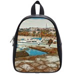 Alone on Gardasee, Italy. School Bag (Small) Front