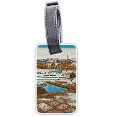 Alone On Gardasee, Italy  Luggage Tag (one Side) by ConteMonfrey