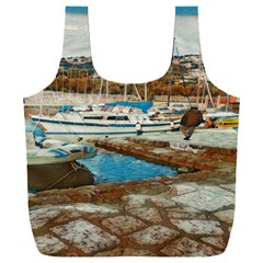 Alone On Gardasee, Italy  Full Print Recycle Bag (xxxl) by ConteMonfrey