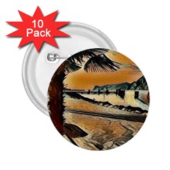 End Of The Day On The Lake Garda, Italy  2 25  Buttons (10 Pack)  by ConteMonfrey