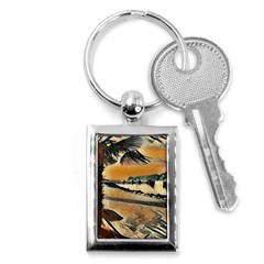 End Of The Day On The Lake Garda, Italy  Key Chain (rectangle) by ConteMonfrey