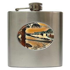 End Of The Day On The Lake Garda, Italy  Hip Flask (6 Oz) by ConteMonfrey