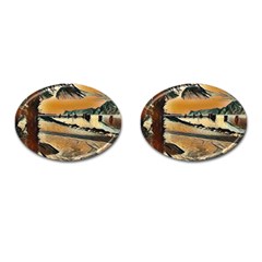 End Of The Day On The Lake Garda, Italy  Cufflinks (oval) by ConteMonfrey