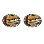 End of the day on the Lake Garda, Italy. Cufflinks (Oval) Front(Pair)