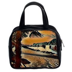 End Of The Day On The Lake Garda, Italy  Classic Handbag (two Sides) by ConteMonfrey