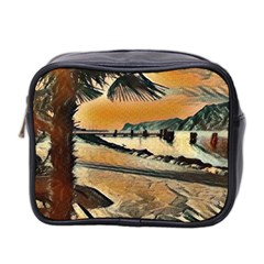 End Of The Day On The Lake Garda, Italy  Mini Toiletries Bag (two Sides) by ConteMonfrey