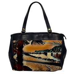 End Of The Day On The Lake Garda, Italy  Oversize Office Handbag by ConteMonfrey