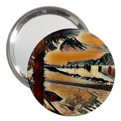 End Of The Day On The Lake Garda, Italy  3  Handbag Mirrors by ConteMonfrey