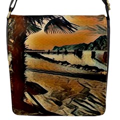 End Of The Day On The Lake Garda, Italy  Flap Closure Messenger Bag (s) by ConteMonfrey