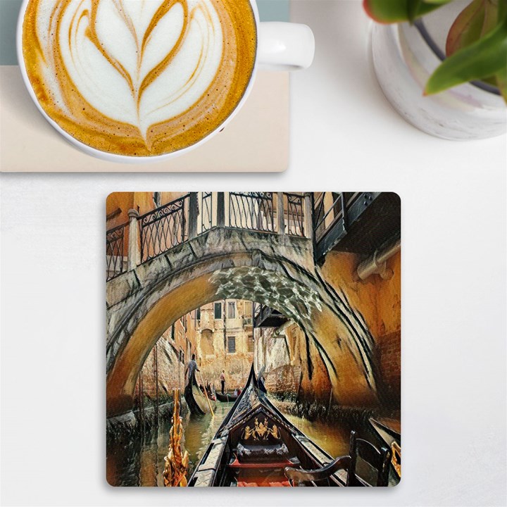 Art Venice Channel UV Print Square Tile Coaster 