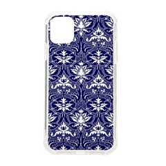 Blue Italian Decorative Ornament Iphone 11 Tpu Uv Print Case by ConteMonfrey