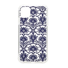 Blue And White Decorative Ornament Iphone 11 Tpu Uv Print Case by ConteMonfrey