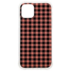 Straight Black Pink Small Plaids  Iphone 12/12 Pro Tpu Uv Print Case by ConteMonfrey