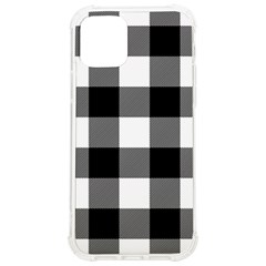 Black And White Plaids Iphone 12/12 Pro Tpu Uv Print Case by ConteMonfrey