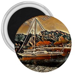 Art Boats Garda, Italy  3  Magnets by ConteMonfrey