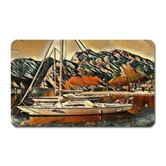 Art Boats Garda, Italy  Magnet (rectangular) by ConteMonfrey