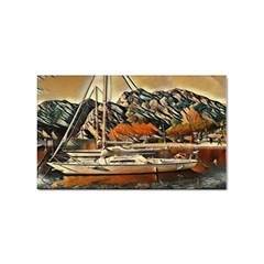 Art Boats Garda, Italy  Sticker Rectangular (10 Pack) by ConteMonfrey