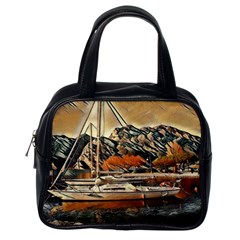 Art Boats Garda, Italy  Classic Handbag (one Side) by ConteMonfrey