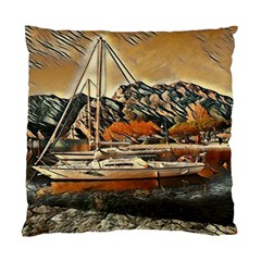 Art Boats Garda, Italy  Standard Cushion Case (two Sides) by ConteMonfrey