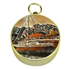 Art Boats Garda, Italy  Gold Compasses by ConteMonfrey