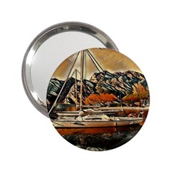 Art Boats Garda, Italy  2 25  Handbag Mirrors by ConteMonfrey