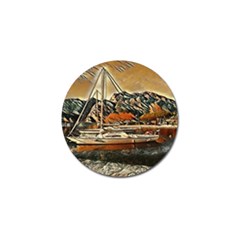 Art Boats Garda, Italy  Golf Ball Marker by ConteMonfrey