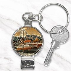 Art Boats Garda, Italy  Nail Clippers Key Chain