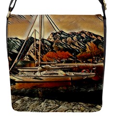 Art Boats Garda, Italy  Flap Closure Messenger Bag (s) by ConteMonfrey