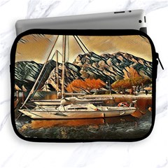 Art Boats Garda, Italy  Apple Ipad 2/3/4 Zipper Cases by ConteMonfrey