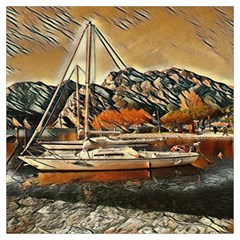 Art Boats Garda, Italy  Lightweight Scarf  by ConteMonfrey