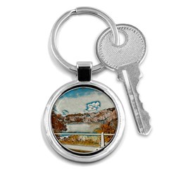 Side Way To Lake Garda, Italy  Key Chain (round) by ConteMonfrey