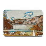 Side way to Lake Garda, Italy. Small Doormat 24 x16  Door Mat