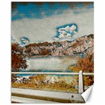 Side way to Lake Garda, Italy. Canvas 11  x 14  10.95 x13.48  Canvas - 1