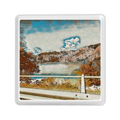 Side Way To Lake Garda, Italy  Memory Card Reader (square) by ConteMonfrey