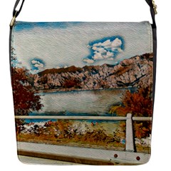 Side Way To Lake Garda, Italy  Flap Closure Messenger Bag (s) by ConteMonfrey