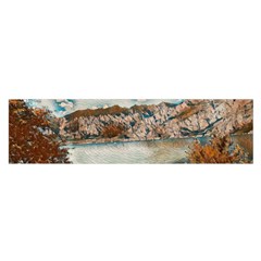 Side Way To Lake Garda, Italy  Oblong Satin Scarf (16  X 60 ) by ConteMonfrey