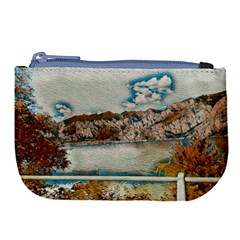 Side Way To Lake Garda, Italy  Large Coin Purse by ConteMonfrey