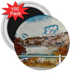 Side Way To Lake Garda, Italy  3  Magnets (100 Pack) by ConteMonfrey