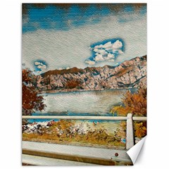 Side Way To Lake Garda, Italy  Canvas 18  X 24  by ConteMonfrey