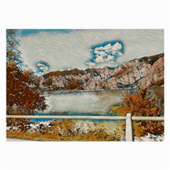 Side Way To Lake Garda, Italy  Large Glasses Cloth (2 Sides) by ConteMonfrey