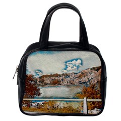 Side Way To Lake Garda, Italy  Classic Handbag (one Side) by ConteMonfrey