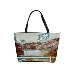 Side Way To Lake Garda, Italy  Classic Shoulder Handbag by ConteMonfrey