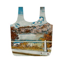 Side Way To Lake Garda, Italy  Full Print Recycle Bag (m) by ConteMonfrey