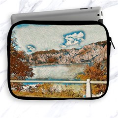 Side Way To Lake Garda, Italy  Apple Ipad 2/3/4 Zipper Cases by ConteMonfrey