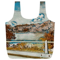 Side Way To Lake Garda, Italy  Full Print Recycle Bag (xl) by ConteMonfrey